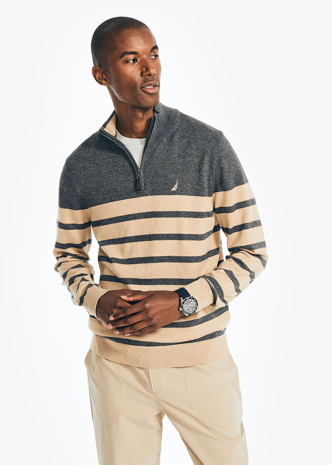 NAVTECH QUARTER-ZIP SWEATER