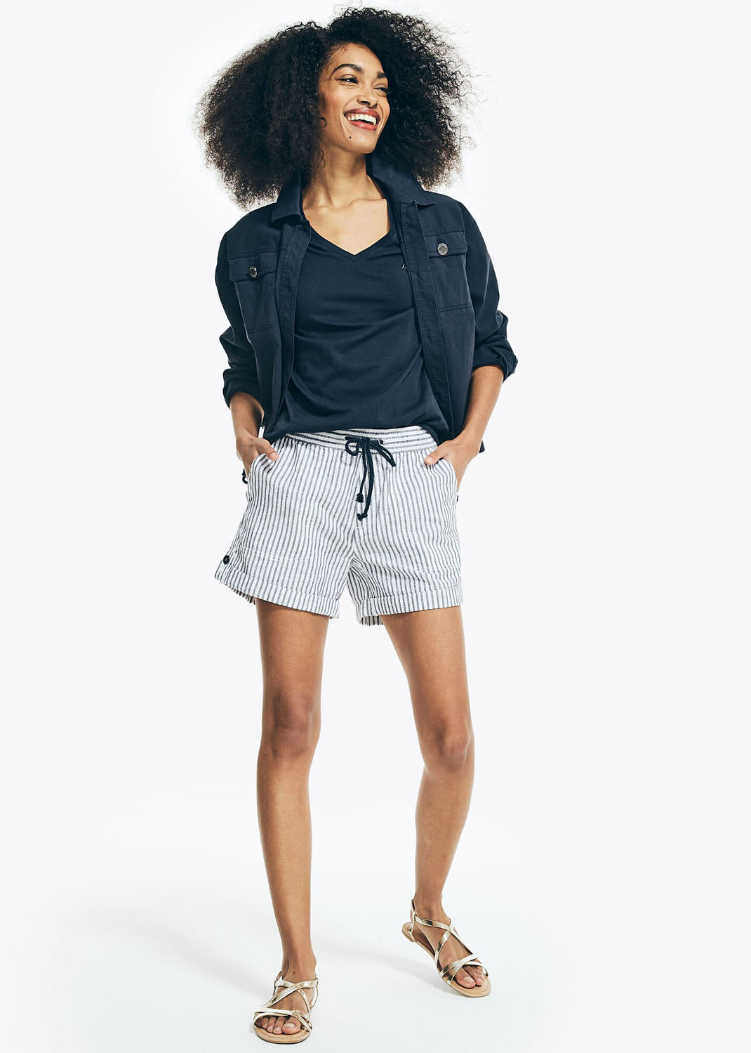 SOLID V-NECK T-SHIRT