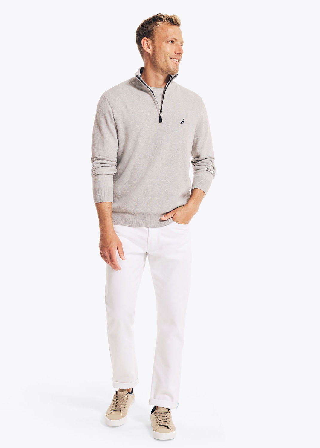 NAVTECH QUARTER-ZIP SWEATER