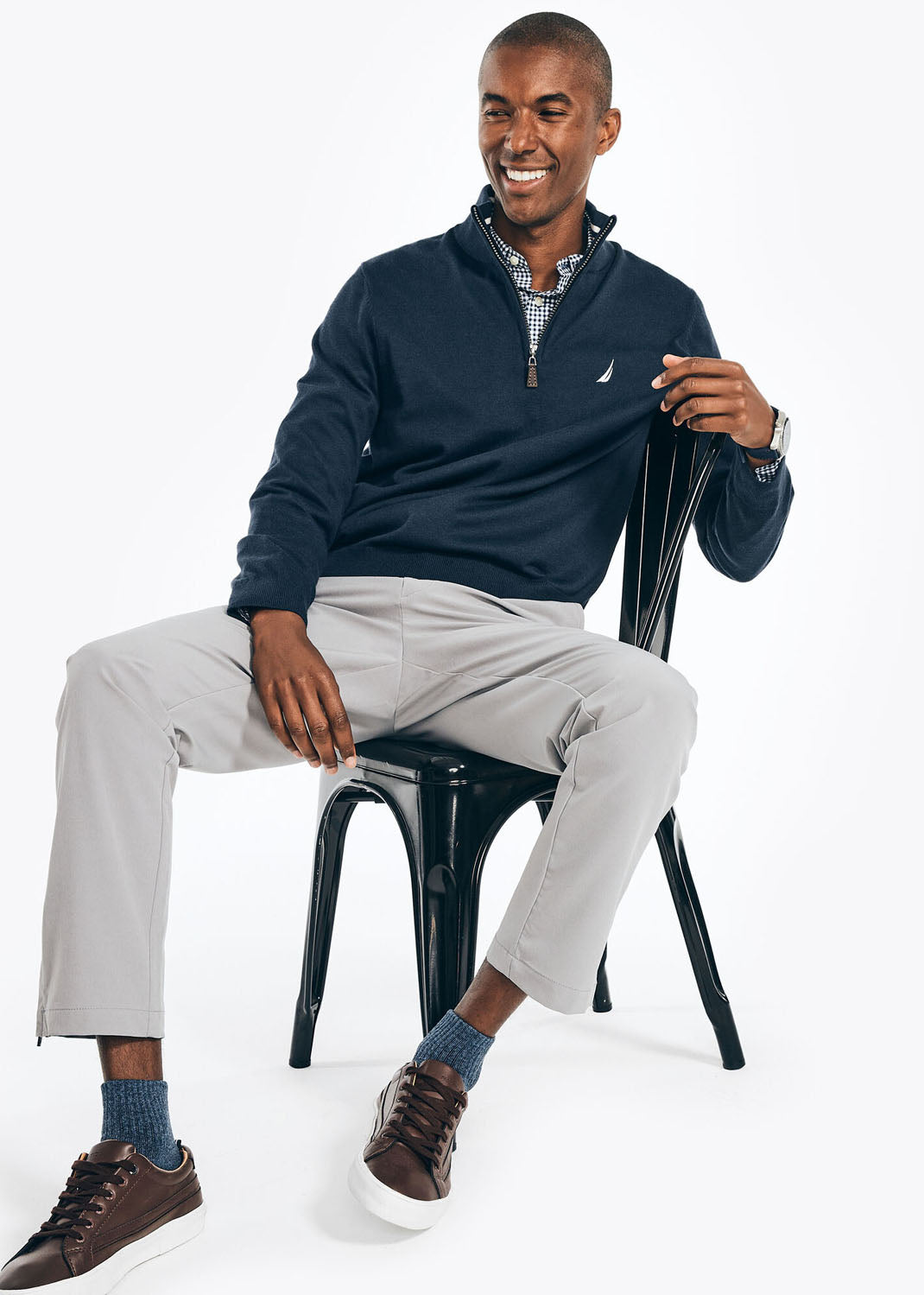 NAVTECH QUARTER-ZIP SWEATER