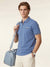 Men's Solid Polo T-Shirt - Dusty Blue