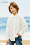 Solid White Long Sleeve Shirt