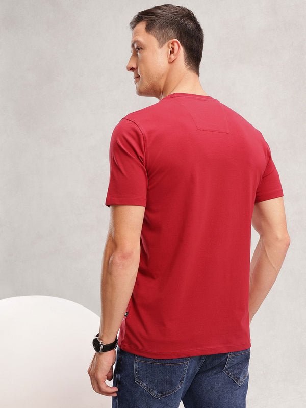 Men's Graphic T-Shirt - Brick Red