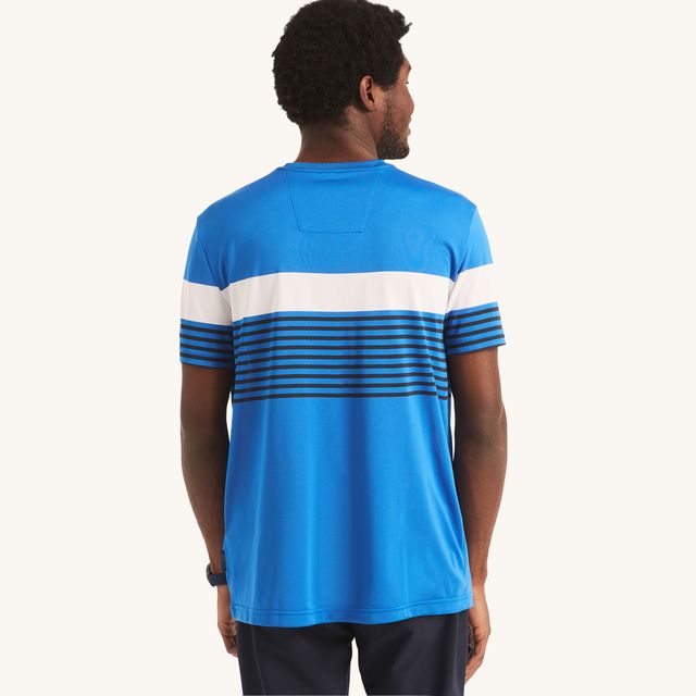 Navtech Sustainably Crafted Crewneck Striped T-Shirt