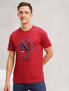 Men's Graphic T-Shirt - Brick Red