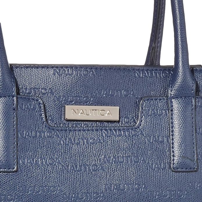 Nautica Embossed Logo Satchel