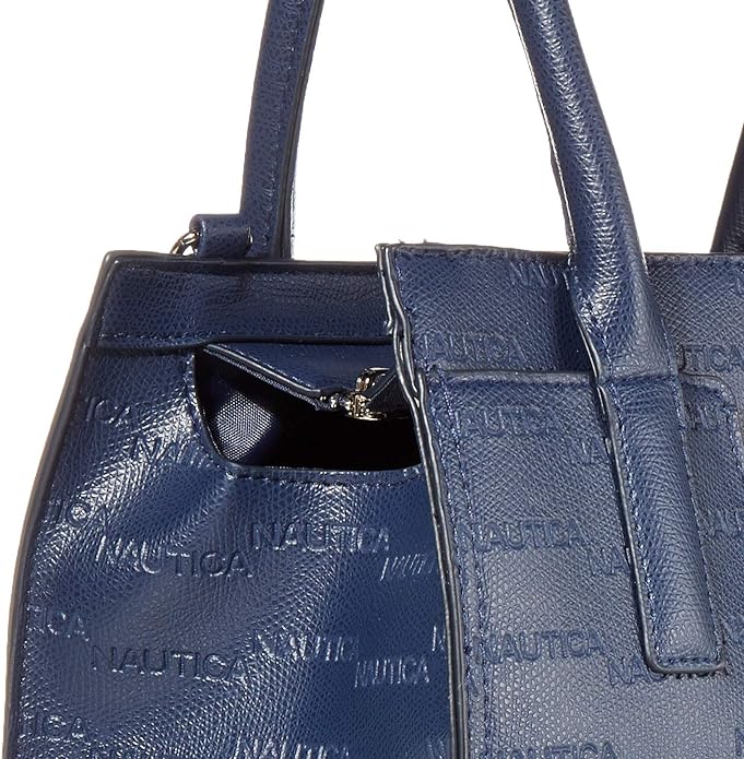 Nautica Embossed Logo Satchel