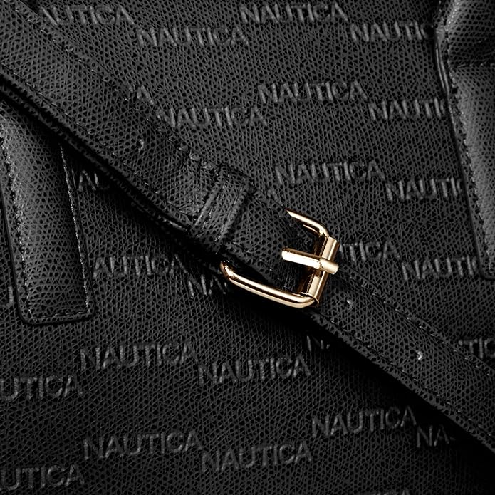 Nautica Embossed Logo Satchel