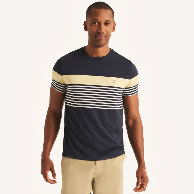 Navtech Sustainably Crafted Crewneck Striped T-Shirt