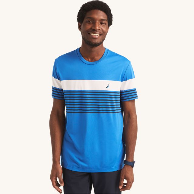 Navtech Sustainably Crafted Crewneck Striped T-Shirt