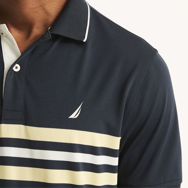 Navtech Sustainably Crafted Classic Fit Striped Polo