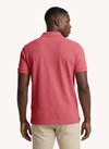 Men's Solid Polo - Sunkist Coral