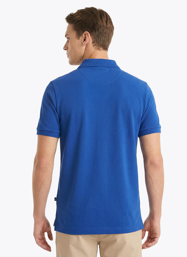 Men's Solid Polo - Surf the Web