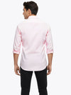 Men's Solid Long Sleeve Oxford Smart CasualShirt - Pink