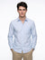 Men's Solid Long Sleeve Oxford Shirt - Light Blue