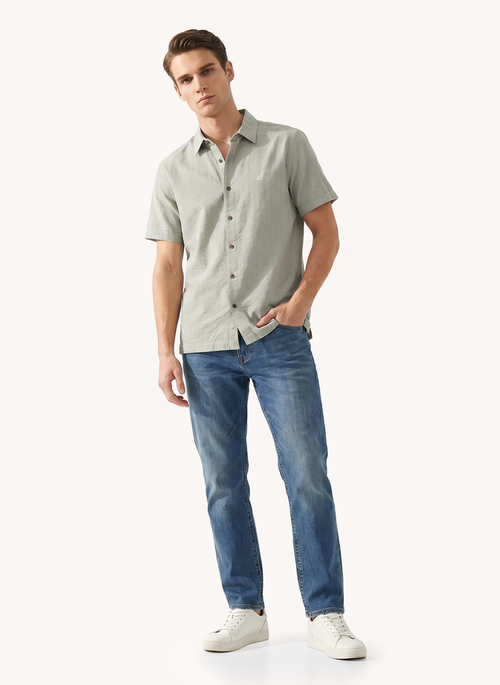 Men's Knitted Shirt - Deltamoss