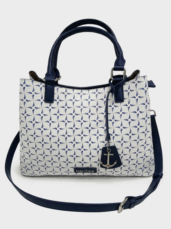 DUA Top Handle Bag - White