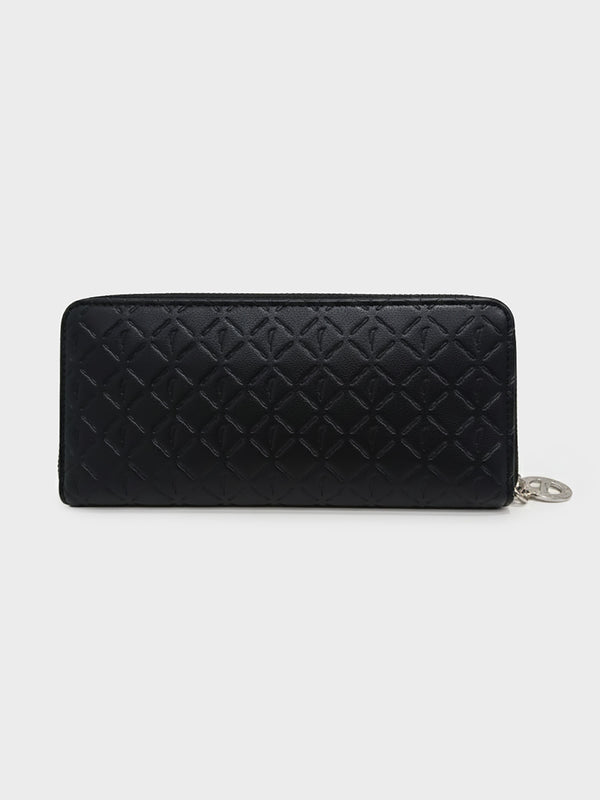 JOY Zip-Around Long Wallet - BLACK