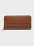 JOY Zip-Around Long Wallet - DARK BROWN