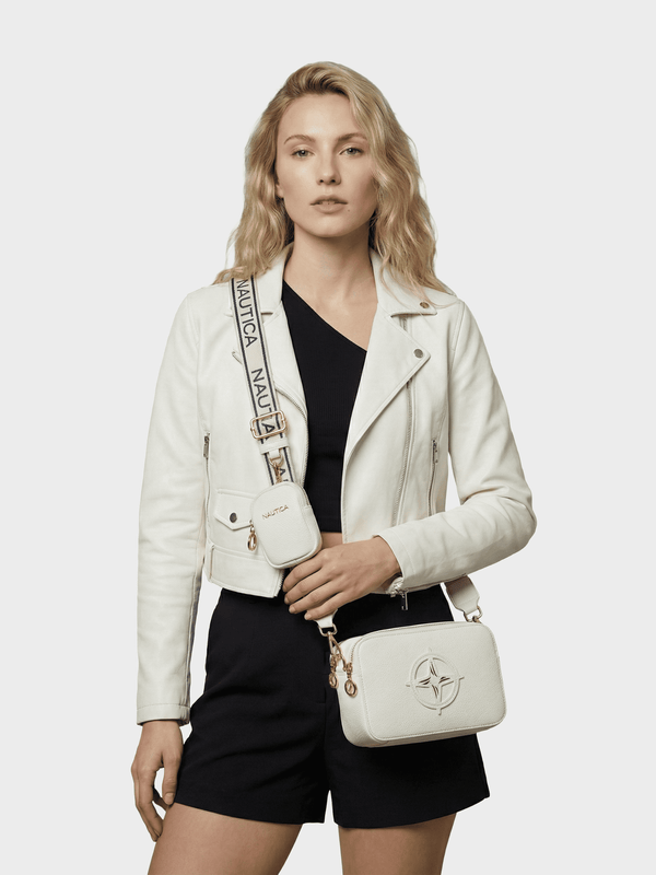 NICKI Camera Bag - WHITE