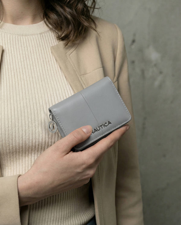 NORA Bi-Fold Wallet - GREY