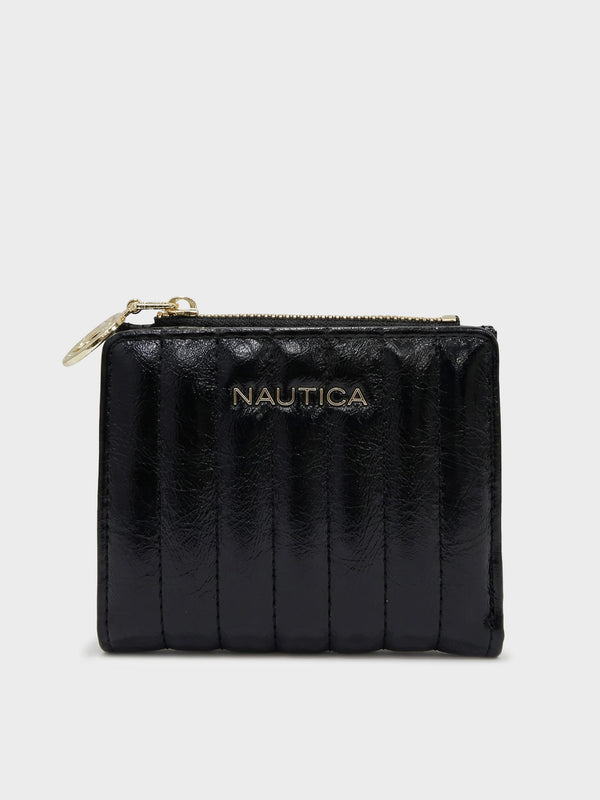 SARA Bi-Fold Wallet - BLACK