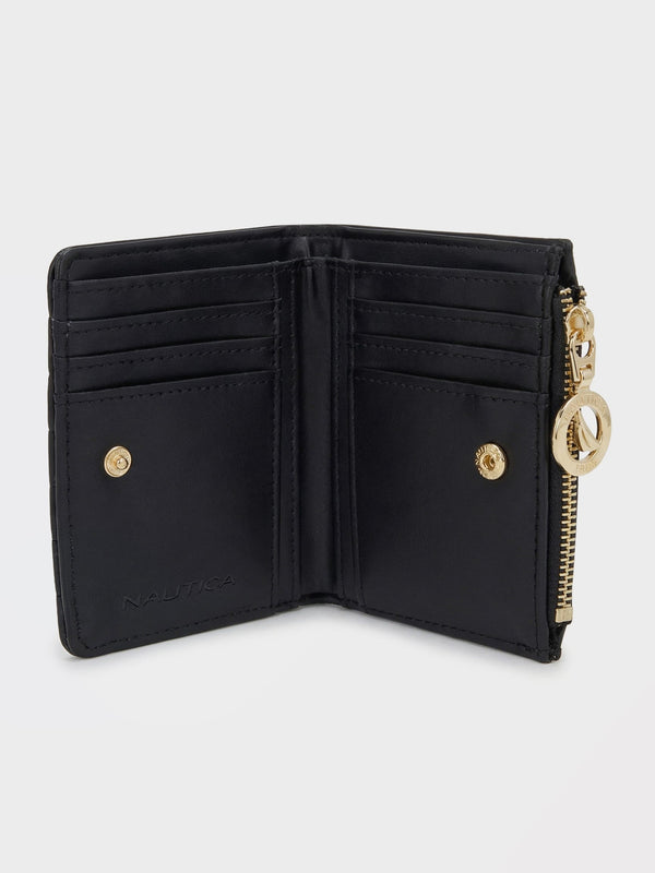 SARA Bi-Fold Wallet - BLACK