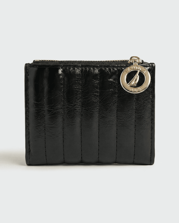 SARA Bi-Fold Wallet - BLACK