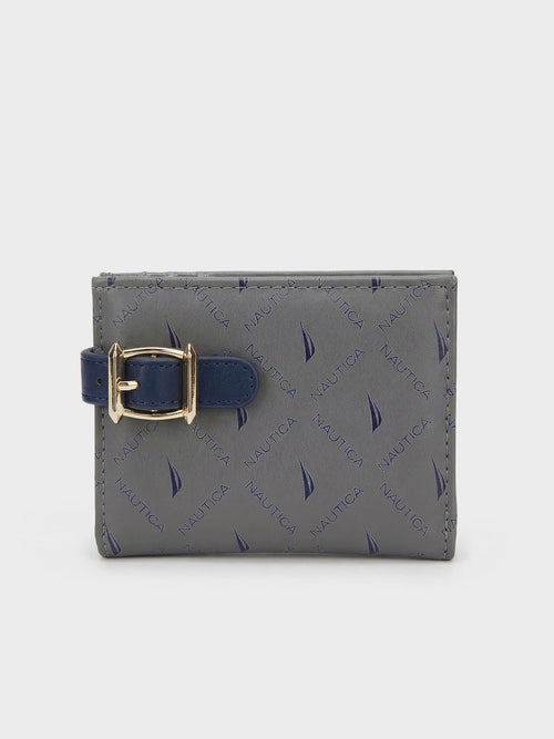 SUG Bi-Fold Monogram Wallet - BLACK