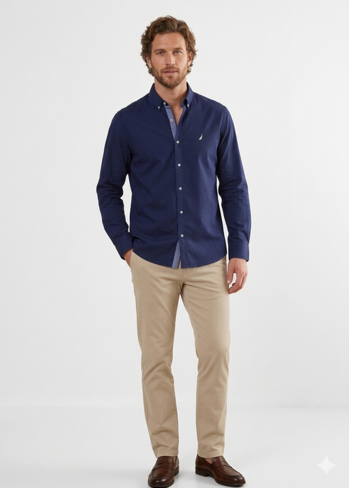Mast LS Shirt - Dark Navy