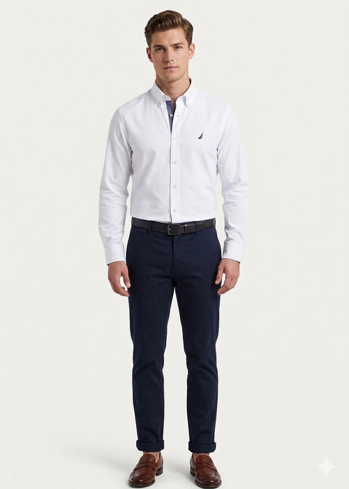 Mast LS Shirt - White