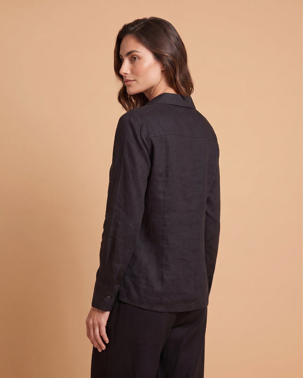 Women's Long Sleeve Shirt - BLACK