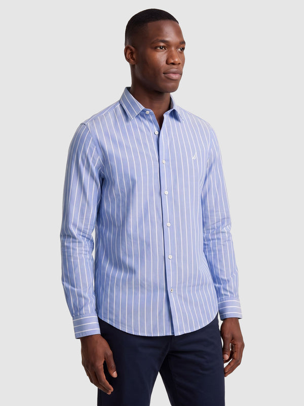 Men's Dyed Long Sleeve Shirt - Blue