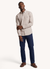Men's Dyed Long Sleeve Shirt - LIGHT BROWN