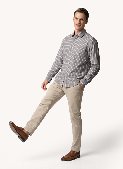 Men's Dyed Long Sleeve Shirt
