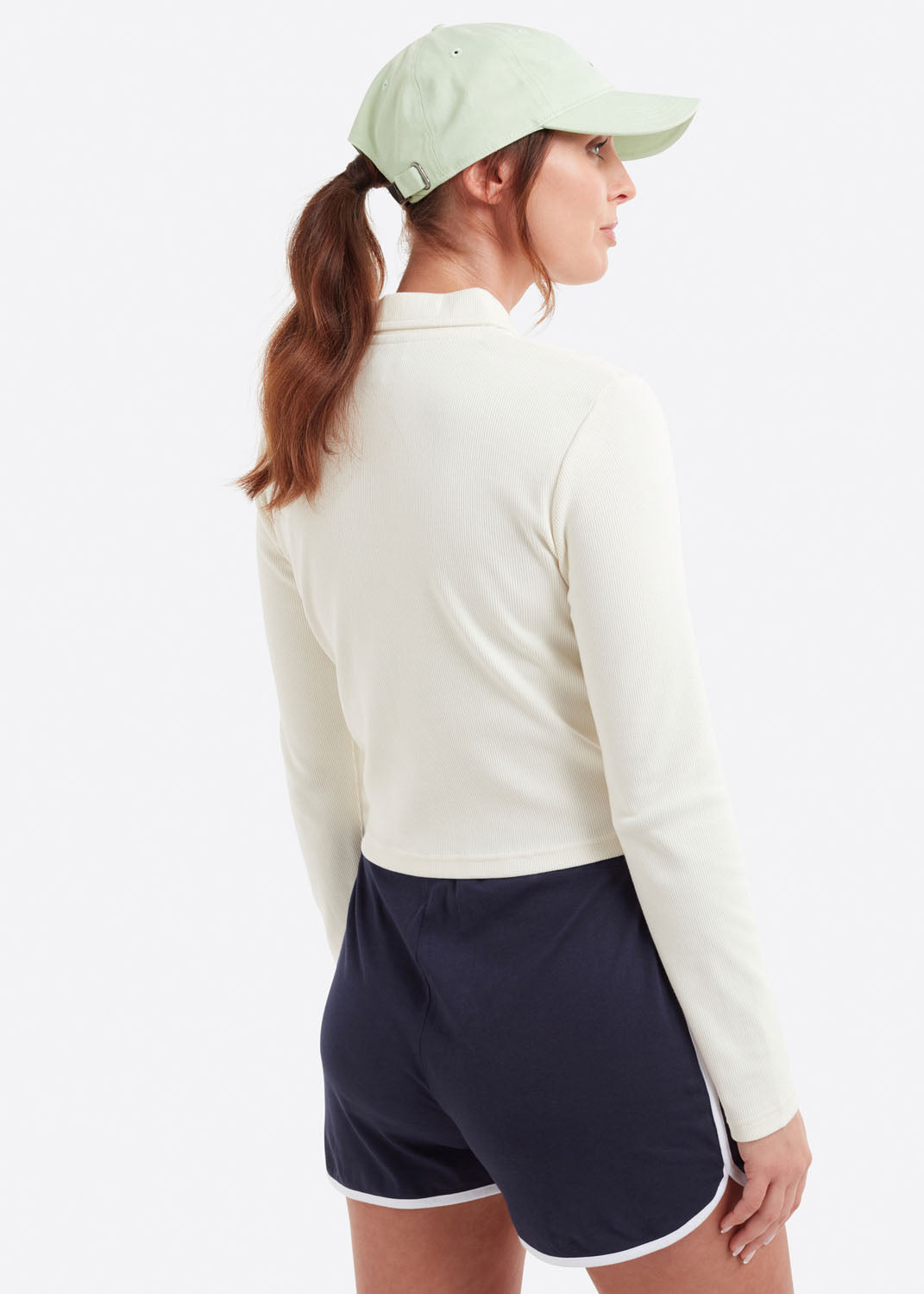 The Halley Cropped Long Sleeved Polo