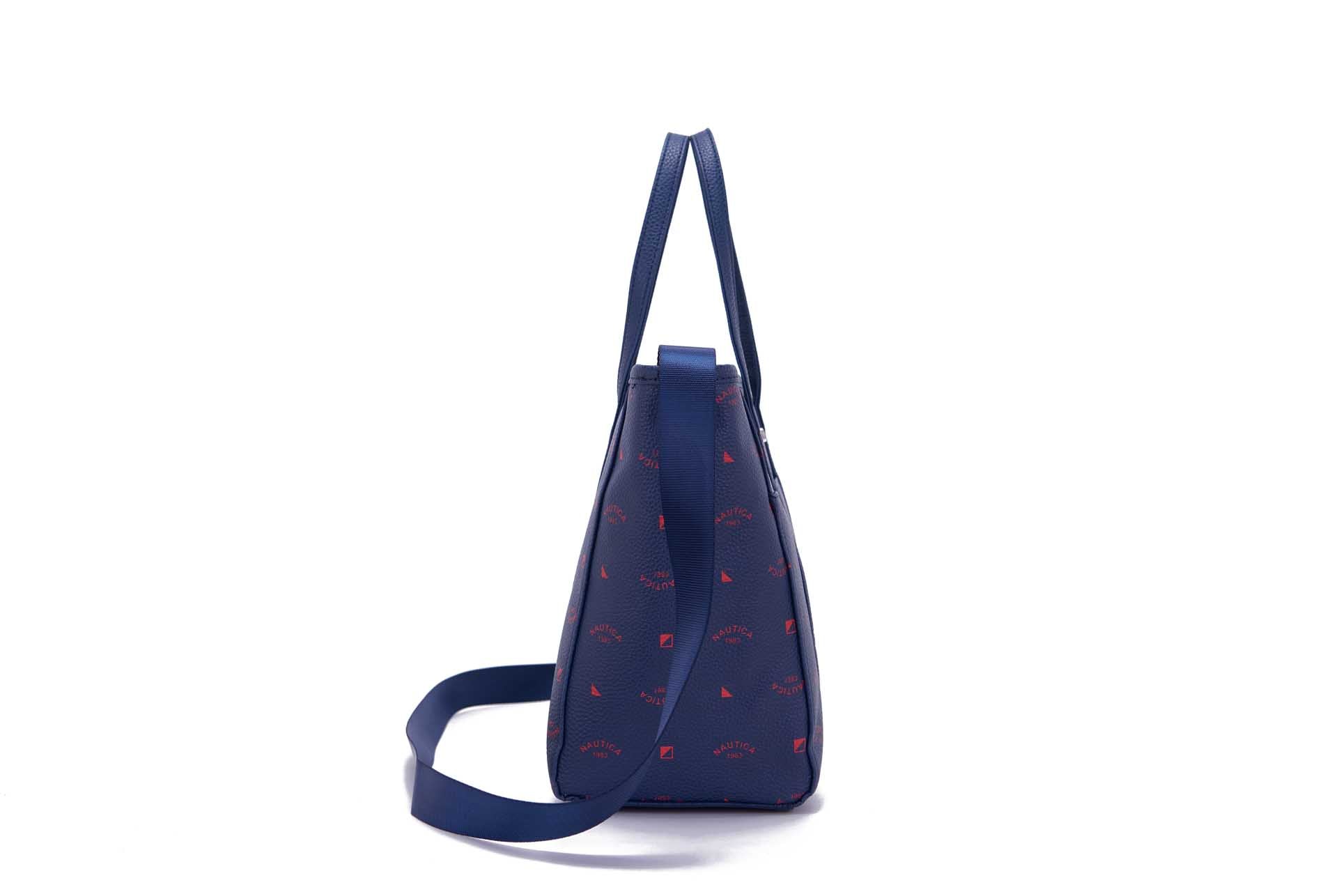 Nautica Embossed Logo Tote Bag