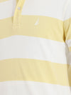 Men's Striped Polo T-Shirt - Yellow