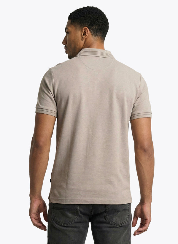 Men's Short Sleeve Polo - Moss Grey