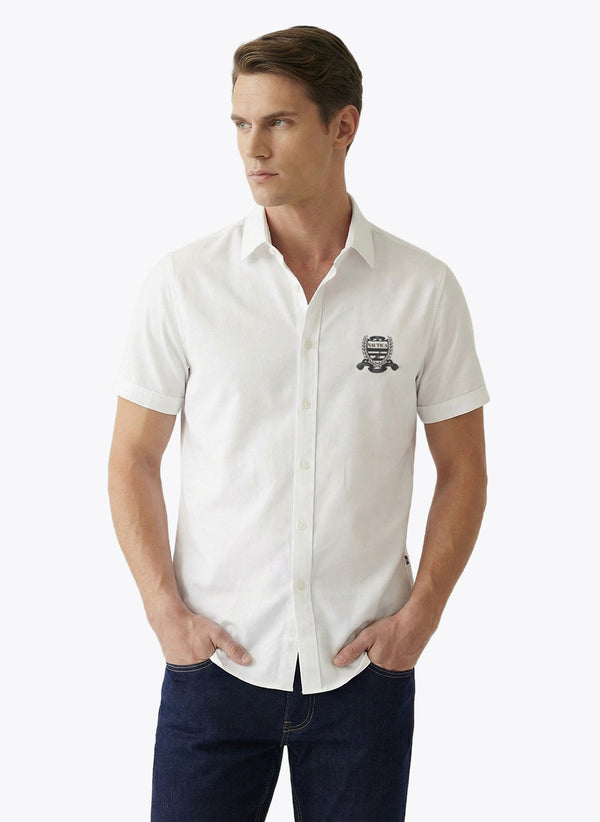 Men's Short Sleeve Graphic Printed Shirt