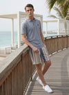 Men's Short Sleeve Casual Tee - Blue