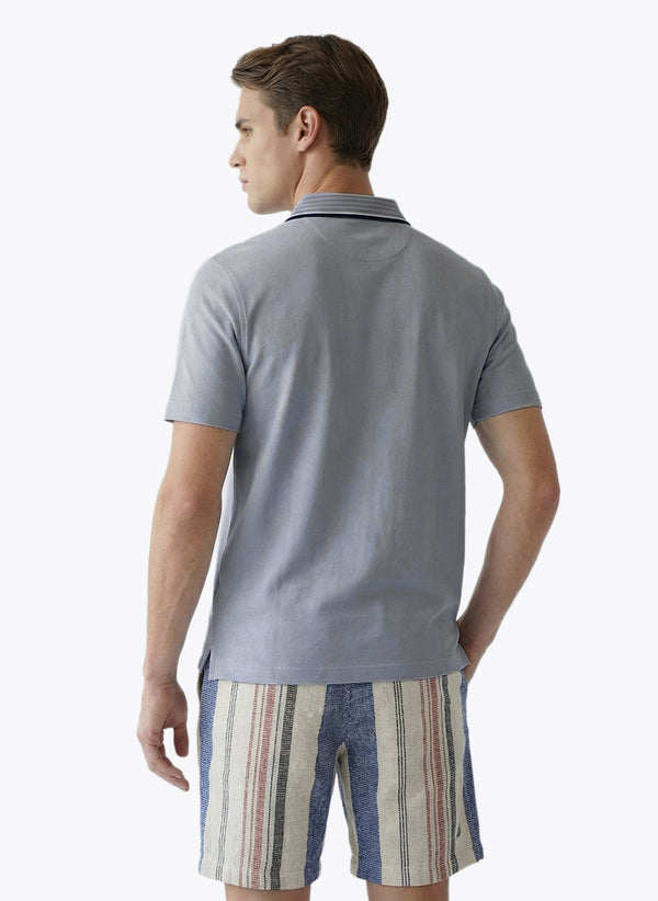 Men's Short Sleeve Casual Tee - Blue