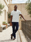 Men's Short Sleeve Casual Tee - Off white