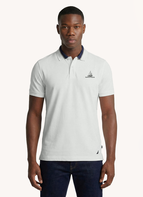 Men's Short Sleeve Casual Tee - Off white