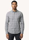 Men's Dyed Long Sleeve Shirt - Powder Grey