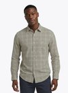 Men's Dyed Long Sleeve Shirt - Sand