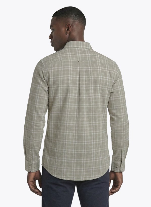 Men's Dyed Long Sleeve Shirt - Sand