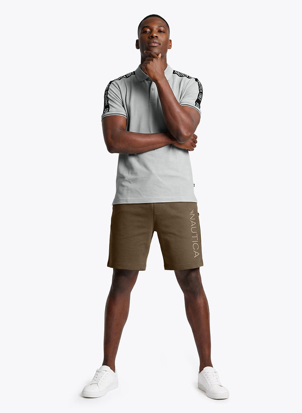 Men's Casual Printed Shorts - Shitake