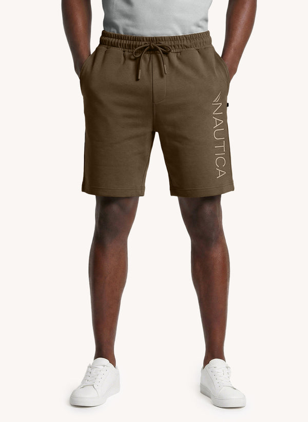 Men's Casual Printed Shorts - Shitake