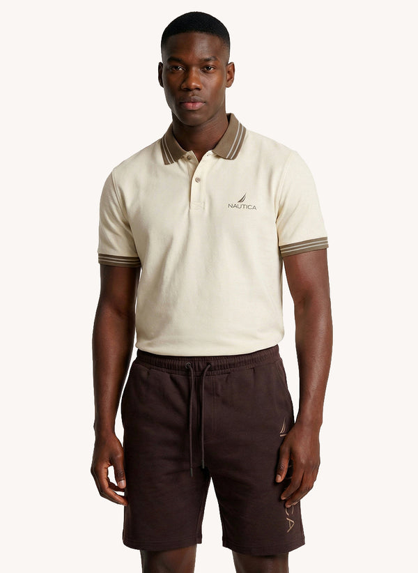 Men's Short Sleeve Polo - Whispher White